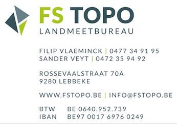 landmeters Wichelen FS Topo landmeetbureau